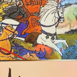 «Манас» эпосу немис тилинде комикс түрүндөгү сүрөттөр менен басылып чыкты