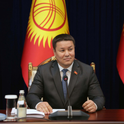 Талант Мамытов кыргызстандыктарды мамлекеттик желектин 30 жылдыгы менен куттуктады