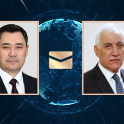 Президент Садыр Жапаров Ваагн Хачатрянды Армениянын президенти болуп шайланышы менен куттуктады