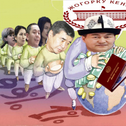 Экс-баш прокурор катышкан шайлоодо кыргыз менен даргиндин ортосунда «ит жыгылыш» болууда