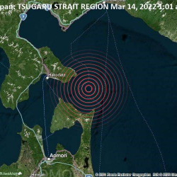 Видео - Японияда күчү 7,3 баллга жеткен жер титирөө катталды