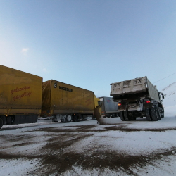 Бишкек – Ош жолу жүк ташуучу унаалар үчүн жабылды