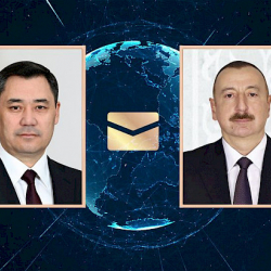 Ильхам Алиев Жапаровду жана кыргыз элин Нооруз майрамы менен куттуктады