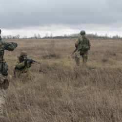 ВИДЕО - Украин аскерлерин Батыштын күчтөрү машыктырган