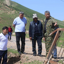 Алайдагы сел агызып кеткен көпүрөнү оңдоого каражат бөлүндү