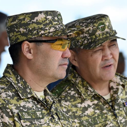 ФОТО - Президент и глава ГКНБ открыли учебно-тренировочный центр ГКНБ