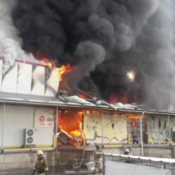 Бишкектеги кампадан ири өрт чыкты