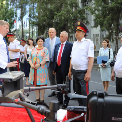 СҮРӨТ - ИИМде учкучсуз учуучу аппараттардын комплекстерин тапшыруу аземи өттү