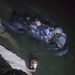 Чүй дарыясына унаа түшүп кеткен. Каза болгондор бар