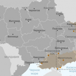 КАРТА - РБК: Какие места на Украине взяли под контроль российские военные