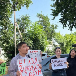 Ошто кыздарга карата зомбулукту токтотуу талабы коюлган акция өттү