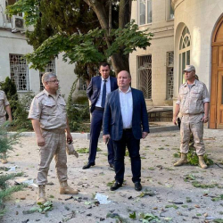 ФОТО - Беспилотник атаковал штаб Черноморского флота РФ в Севастополе