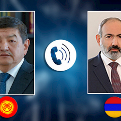 Акылбек Жапаров Армениянын премьер-министрине көңүл айтты