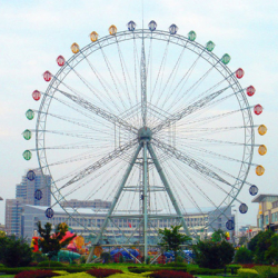 ВИДЕО - В Италии шторм превратил колесо обозрения в ветряную мельницу