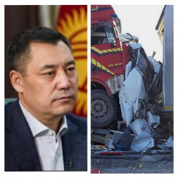 Орусиядагы кырсык. Садыр Жапаров каза болгондордун сөөгүн Кыргызстанга жеткирүү тапшырмасын берди