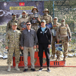 УКМК: Бишкекте атайын бөлүктөрдүн жоокерлери арасында снайперлер боюнча турнир өттү