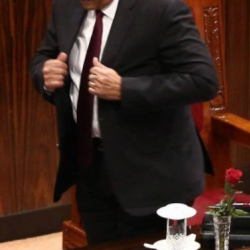 Митингден качып кеткен экс-президент мекенине кайтып келди