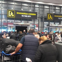 Ташкен аэропортунда өрт чыгып, жүргүнчүлөр эвакуацияланды