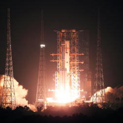 ВИДЕО - Кытай «Чжунсин-1Е» спутнигин ийгиликтүү учурду