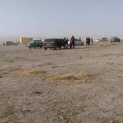 Видео эвакуации местных жителей вглубь территории Кыргызстана