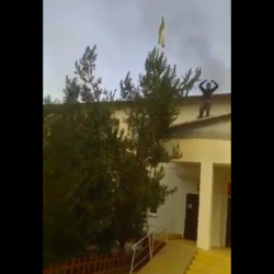 Кыргыз мектебине Тажикстандын желеги илинген. Анын канчалык чындыгы бар?