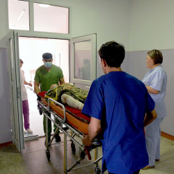 Чек ара: Баткен жана Лейлектен Бишкекке 98 жабыркаган адам которулду