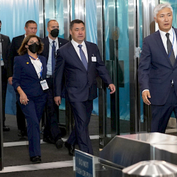 Садыр Жапаровдун Нью-Йоркко болгон иш сапары аяктап, Бишкекке кайтып келди