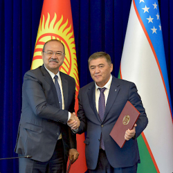 СҮРӨТ - Кыргызстан жана Өзбекстан чек ара боюнча биргелешкен протоколго кол койду