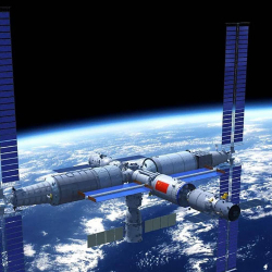 ВИДЕО - Завершена стыковка лабораторного модуля на строящейся китайской космической станции
