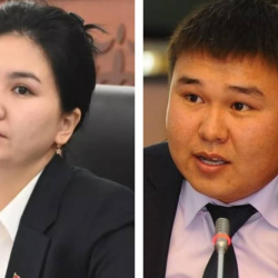 Москвада кармалган Орозайым Нарматова менен активист Илгиз Шаменов Бишкекке алынып келинет