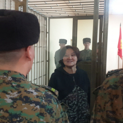 ВИДЕО - Гульнара Джурабаева: В камере, кроме меня, сидит семь человек. Условия лучше, чем в ИВС