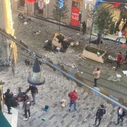 ВИДЕО - Стамбулдагы жардыруудан төрт киши каза болуп, 38 адам жарадар болду
