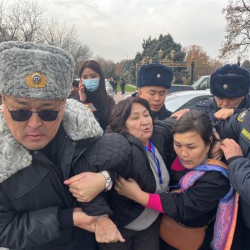 ФОТО - Иностранные правозащитные организации  отреагировали на задержание Азизы Абдирасуловой