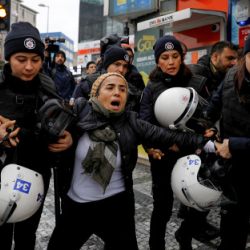 В Париже 12 полицейских пострадали в ходе стычек с курдами