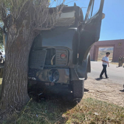 ВИДЕО - Жол кырсыгынан Аскер институтунун 20дан ашуун курсанты жабыркады