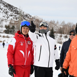 Президент Садыр Жапаров “Норус” лыжа базасында болду