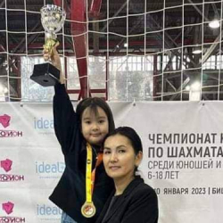 Аида Салянованын кызы Кыргызстандын шахмат боюнча чемпиону болду