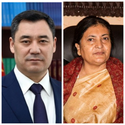Садыр Жапаров Непалдын президентине көңүл айтты