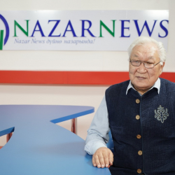 Эмгек сиңирген артист, обончу Абас Чикеев дүйнө салды