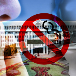 Жогорку Кеңештин ажатканасында тамеки чеккендер жазаланат...