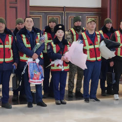 ВИДЕО - Кыргызстандык куткаруучулар Түркиядан кайтып келди