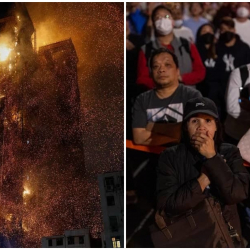 ВИДЕО - Гонконгдо курулуп жаткан 42 кабаттуу имарат өрттөндү