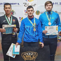 Кыргызстандык эки мергенчи Казакстандагы эл аралык мелдеште эки медаль жеңди