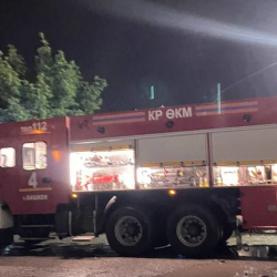 Бишкекте көп кабаттуу үйдөн өрт чыгып, 100дөй жаран эвакуацияланды