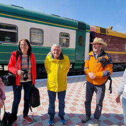 Бишкекке Европадан туристтик поезд келди