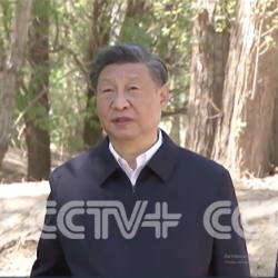 Си Цзиньпиндин Ички Монголияга болгон иш сапары жергиликтүү тургундарды чөлгө каршы күрөшкө шыктандырды