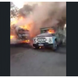 ВИДЕО - Чүйдө 2 оор жүк ташуучу унаа өрттөндү