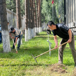 ФОТО - В Кыргызстане сегодня объявлен масштабный субботник