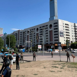 ВИДЕО - Астанадагы банкта барымтага алынгандар бошотулду