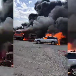 Милиция мунай базасындагы өрттүн чоо-жайын иликтейт